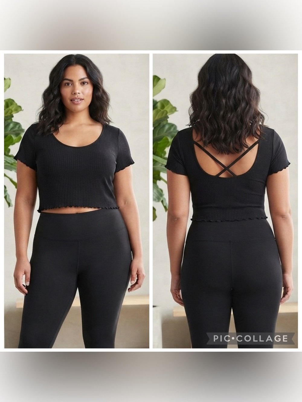 Arizona Womens Scoop Neck Short Sleeve Crop Top Juniors Size XXL